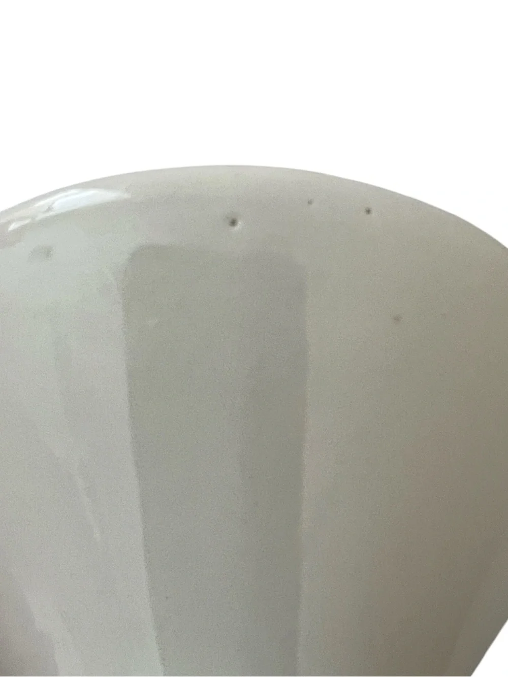 Vintage MCM Atomic Starburst Stellar Pedestal Dessert Fruit Bowl Cream 5.25”